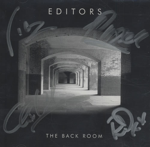 Editors The Back Room - Autographed CD album (CDLP) US EB7CDTH434693