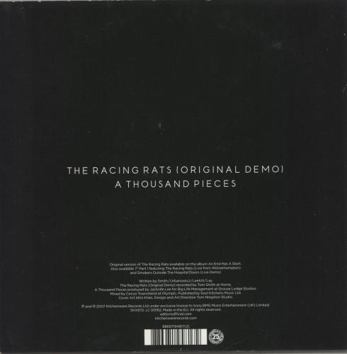 Editors The Racing Rats 7" vinyl single (7 inch record / 45) UK EB707TH420044