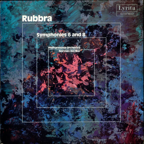 Edmund Rubbra Symphonies 6 and 8 vinyl LP album (LP record) UK EHMLPSY536856