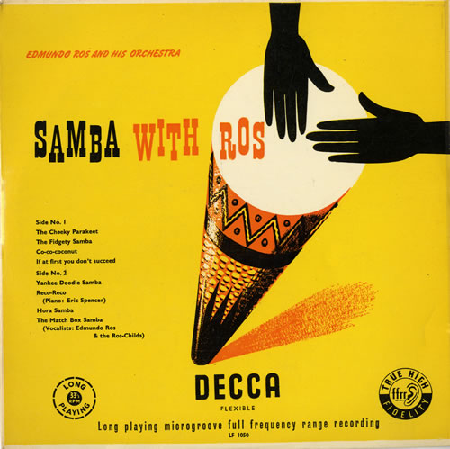 Edmundo Ros Samba With Ros 10" vinyl single (10 inch record) UK EMD10SA551908