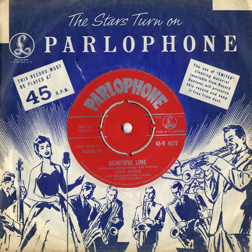 Edna Savage Beautiful Love 7" vinyl single (7 inch record / 45) UK EJN07BE562864