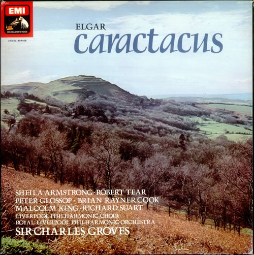 Edward Elgar Caractacus - Quadrophonic 2-LP vinyl record set (Double LP Album) UK EFD2LCA534260