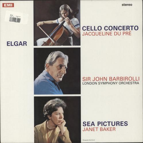 Edward Elgar Cello Concerto / Sea Pictures - 180 Gram Vinyl vinyl LP album (LP record) UK EFDLPCE880505
