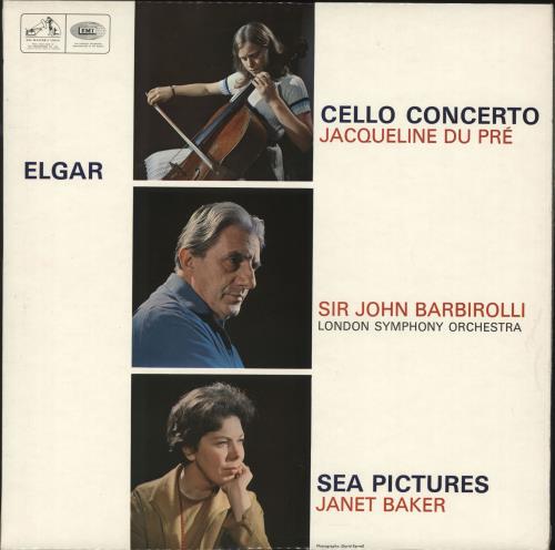 Edward Elgar Cello Concerto / Sea Pictures - 2nd vinyl LP album (LP record) UK EFDLPCE723488