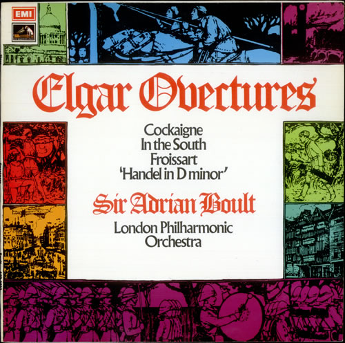 Edward Elgar Elgar Overtures vinyl LP album (LP record) UK EFDLPEL531290