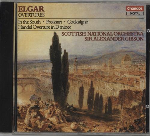 Edward Elgar Elgar Overtures CD album (CDLP) UK EFDCDEL754176