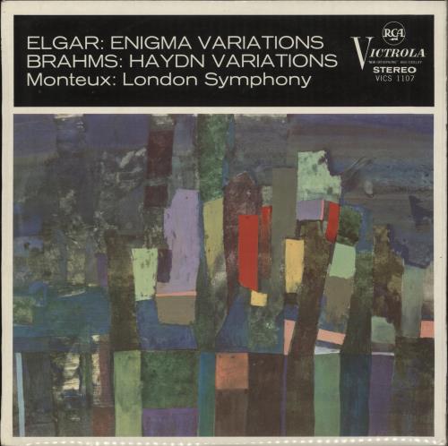 Edward Elgar Elgar: Enigma Variations / Variations On A Theme By Haydn vinyl LP album (LP record) UK EFDLPEL877773