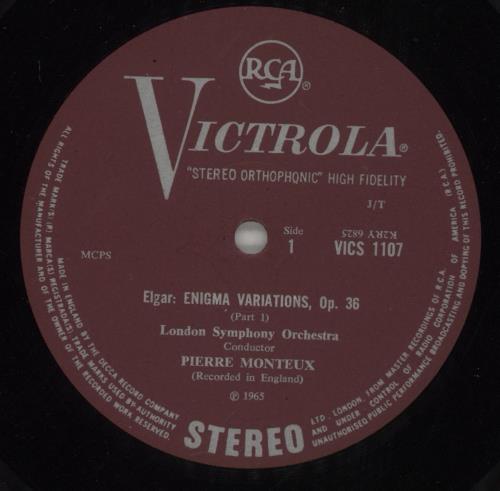 Edward Elgar Elgar: Enigma Variations / Variations On A Theme By Haydn vinyl LP album (LP record) UK EFDLPEL877773