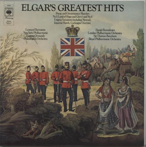 Edward Elgar Elgar's Greatest Hits vinyl LP album (LP record) UK EFDLPEL671029