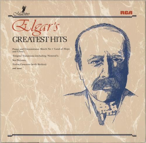 Edward Elgar Elgar's Greatest Hits vinyl LP album (LP record) UK EFDLPEL711761