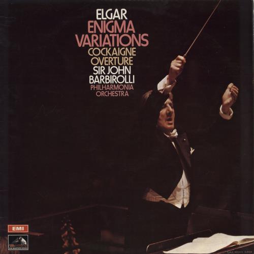 Edward Elgar 'Enigma' Variations / Overture 'Cockaigne' - 4th vinyl LP album (LP record) UK EFDLPEN761022