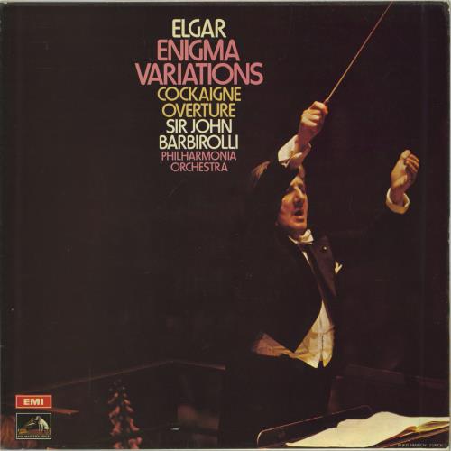 Edward Elgar 'Enigma' Variations / Overture 'Cockaigne' - 5th vinyl LP album (LP record) UK EFDLPEN774270