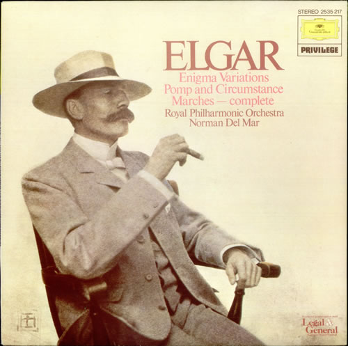 Edward Elgar Enigma Variations / Pomp And Circumstance Marches - Complete vinyl LP album (LP record) UK EFDLPEN533151