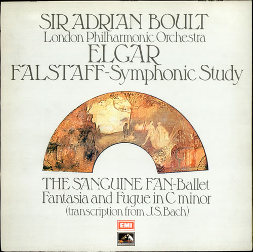 Edward Elgar Falstaff - Symphonic Study vinyl LP album (LP record) UK EFDLPFA525185