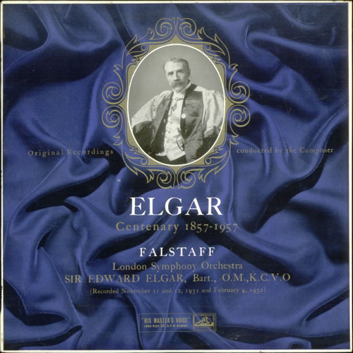 Edward Elgar Falstaff symphonic study, Op. 68 - Factory Sample 10" vinyl single (10 inch record) UK EFD10FA530938