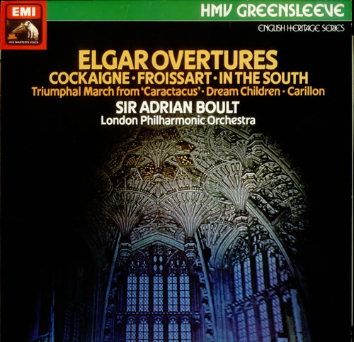 Edward Elgar Overtures vinyl LP album (LP record) UK EFDLPOV537338