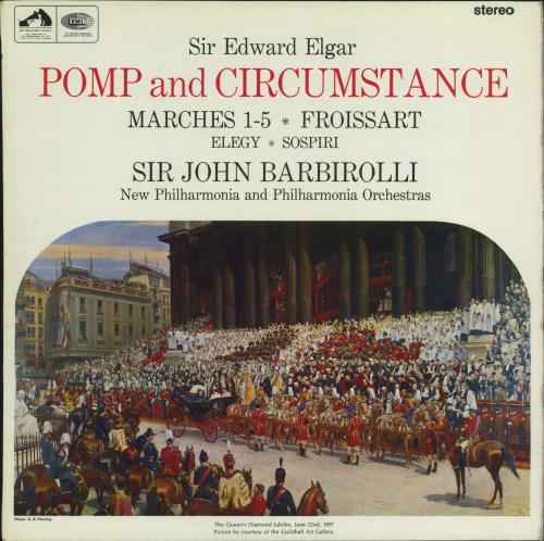 Edward Elgar Pomp and Circumstance - Semi Circle Label vinyl LP album (LP record) UK EFDLPPO526081