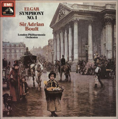 Edward Elgar Symphony No. 1 vinyl LP album (LP record) UK EFDLPSY723957