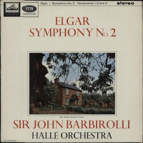Edward Elgar Symphony No. 2 - Record 1 & 2 - S/C 2-LP vinyl record set (Double LP Album) UK EFD2LSY670497