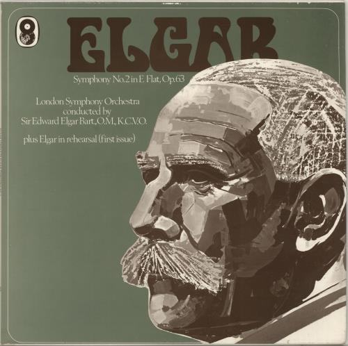 Edward Elgar Symphony No. 2 in E Flat, Op.63 vinyl LP album (LP record) UK EFDLPSY701350