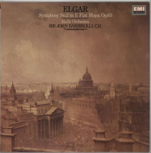 Edward Elgar Symphony No. 2 vinyl LP album (LP record) UK EFDLPSY532041