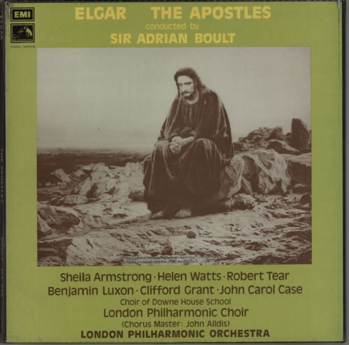 Edward Elgar The Apostles - sealed factory sample 3-LP vinyl record set (Triple LP Album) UK EFD3LTH538506