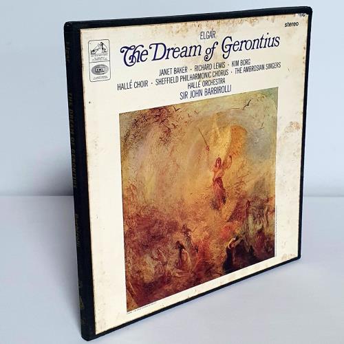Edward Elgar The Dream of Gerontius - black & white stamp label Vinyl Box Set UK EFDVXTH760959