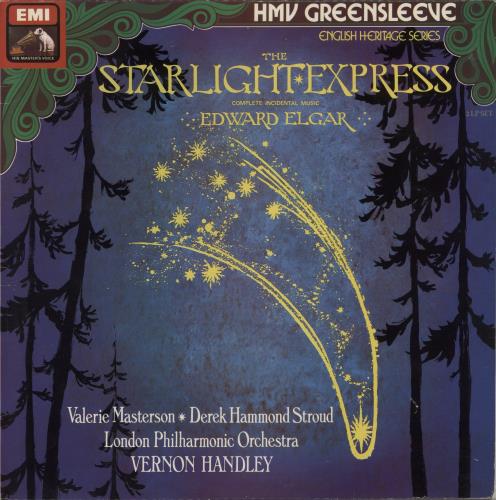 Edward Elgar The Starlight Express (Complete Incidental Music) 2-LP vinyl record set (Double LP Album) UK EFD2LTH879494
