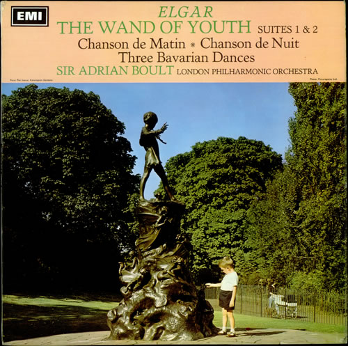 Edward Elgar The Wand of Youth Suites 1 & 2 / Chanson de Nuit / Chanson de Matin / Three Bavarian Dances vinyl LP album (LP record) UK EFDLPTH527632