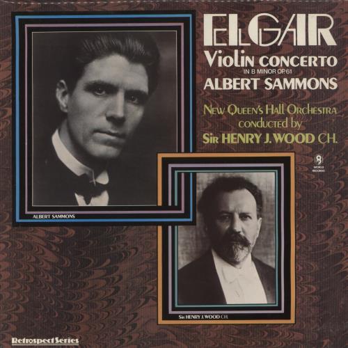 Edward Elgar Violin Concerto in B minor Op.61 vinyl LP album (LP record) UK EFDLPVI851164