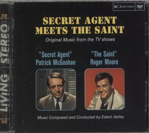 Edwin Astley Secret Agent Meets The Saint CD album (CDLP) Spanish EWTCDSE744413