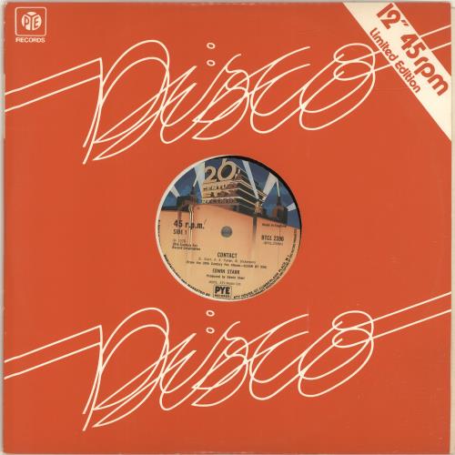 Edwin Starr Contact - Black Vinyl 12" vinyl single (12 inch record / Maxi-single) UK EDS12CO226993