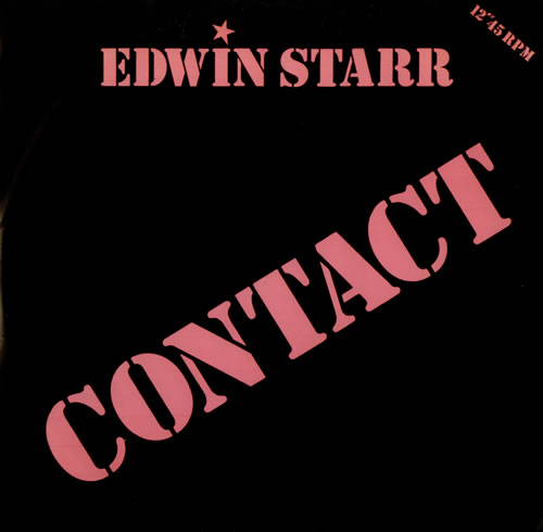 Edwin Starr Contact - Black Vinyl 12" vinyl single (12 inch record / Maxi-single) UK EDS12CO520735