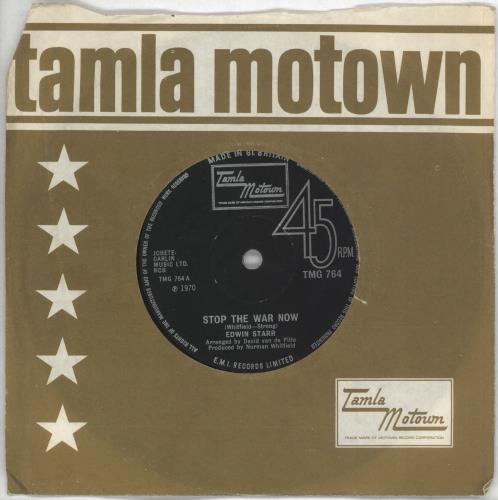 Edwin Starr Stop The War Now 7" vinyl single (7 inch record / 45) UK EDS07ST720709