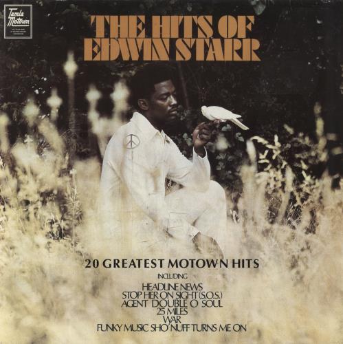 Edwin Starr The Hits Of Edwin Starr vinyl LP album (LP record) German EDSLPTH807199
