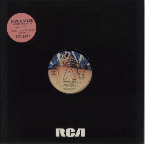 Edwin Starr Twenty-Five Miles 12" vinyl single (12 inch record / Maxi-single) UK EDS12TW683083