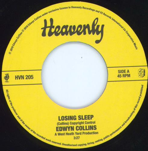 Edwyn Collins Losing Sleep 7" vinyl single (7 inch record / 45) UK EDW07LO632603