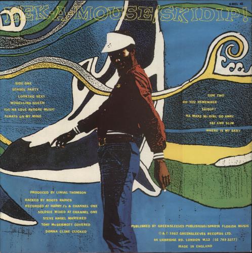 Eek-A-Mouse Skidip! vinyl LP album (LP record) UK H5WLPSK859328