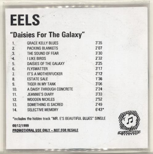 Eels Daisies Of The Galaxy CD-R acetate UK EELCRDA697805
