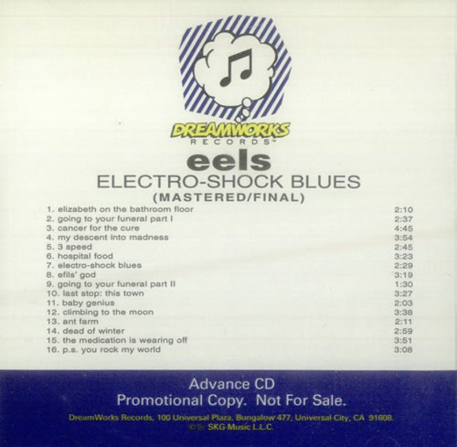 Eels Electro-Shock Blues CD album (CDLP) US EELCDEL546468