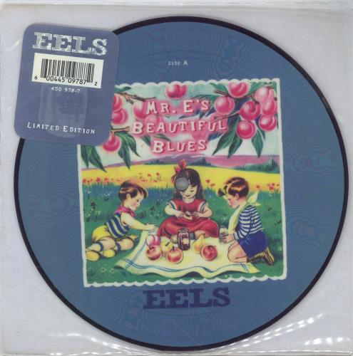 Eels Mr E's Beautiful Blues 7" vinyl picture disc (7 inch picture disc single) UK EEL7PMR198903