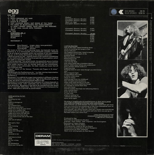 Egg Egg - 1st - Stickered Sleeve vinyl LP album (LP record) UK EGGLPEG573906