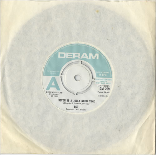 Egg Seven Is A Jolly Good Time 7" vinyl single (7 inch record / 45) UK EGG07SE476788