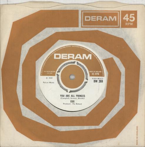 Egg Seven Is A Jolly Good Time 7" vinyl single (7 inch record / 45) UK EGG07SE874202