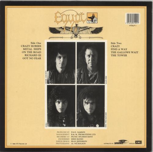 Egypt Egypt - white labels vinyl LP album (LP record) UK EH-LPEG684971