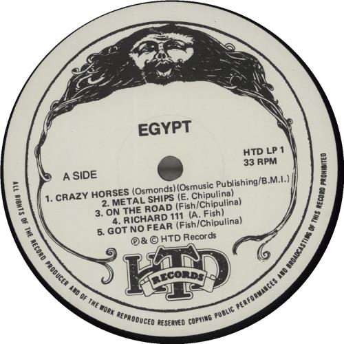 Egypt Egypt - white labels vinyl LP album (LP record) UK EH-LPEG684971