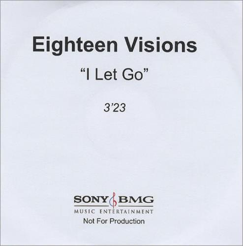 Eighteen Visions I Let Go CD-R acetate UK EC-CRIL370533