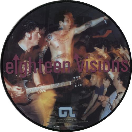 Eighteen Visions Vanity picture disc LP (vinyl picture disc album) Belgian EC-PDVA606822