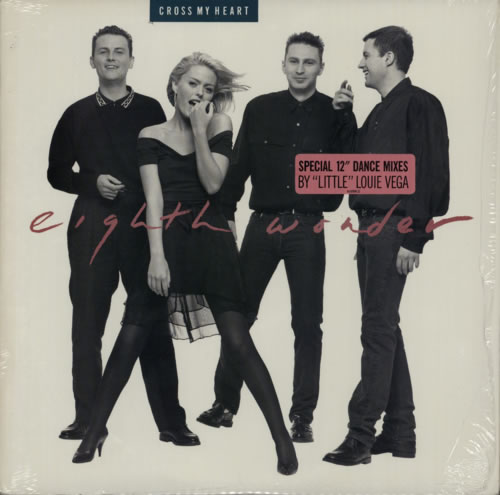 Eighth Wonder Cross My Heart 12" vinyl single (12 inch record / Maxi-single) US EIG12CR28036