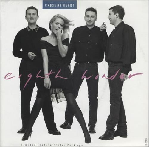 Eighth Wonder Cross My Heart 7" vinyl single (7 inch record / 45) UK EIG07CR00382
